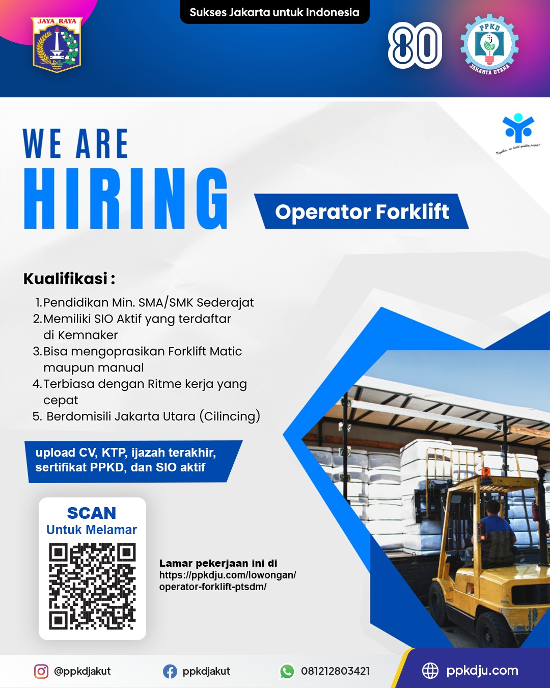 Operator Forklift PT SDM